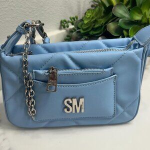 Steve Madden Shoulder/Crossbody Bag With Detachable Credit Card Zip Wallet